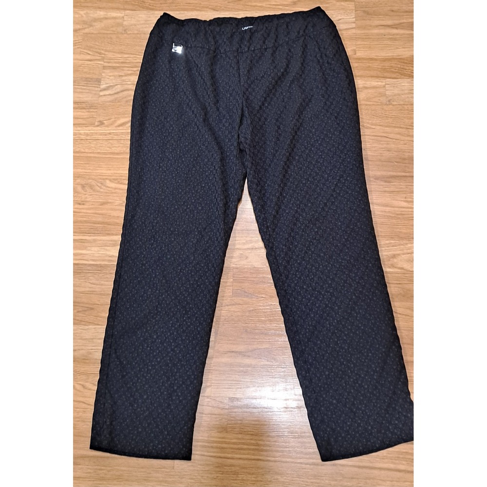 Lisette Montreal Pant Women Black Pull On Lycra Tag Removed See Measurements - Picture 2 of 4